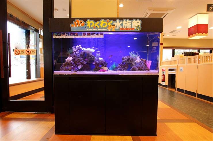 東京都練馬区 飲食店様  120cm海水魚水槽  設置事例 水槽画像２