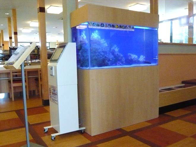 千葉県松戸市 飲食店様  120cm海水魚水槽  設置事例 メイン画像