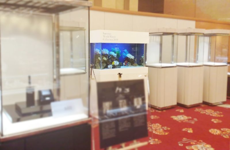 ホテルで開催　時計販売会に120cm海水魚水槽を設置　水槽短期レンタル事例 水槽画像２