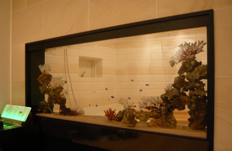 ホテルの客室　180cm海水魚水槽　水槽販売・メンテナンス事例 水槽画像２