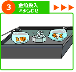 屋外金魚水槽 設置ステップ３